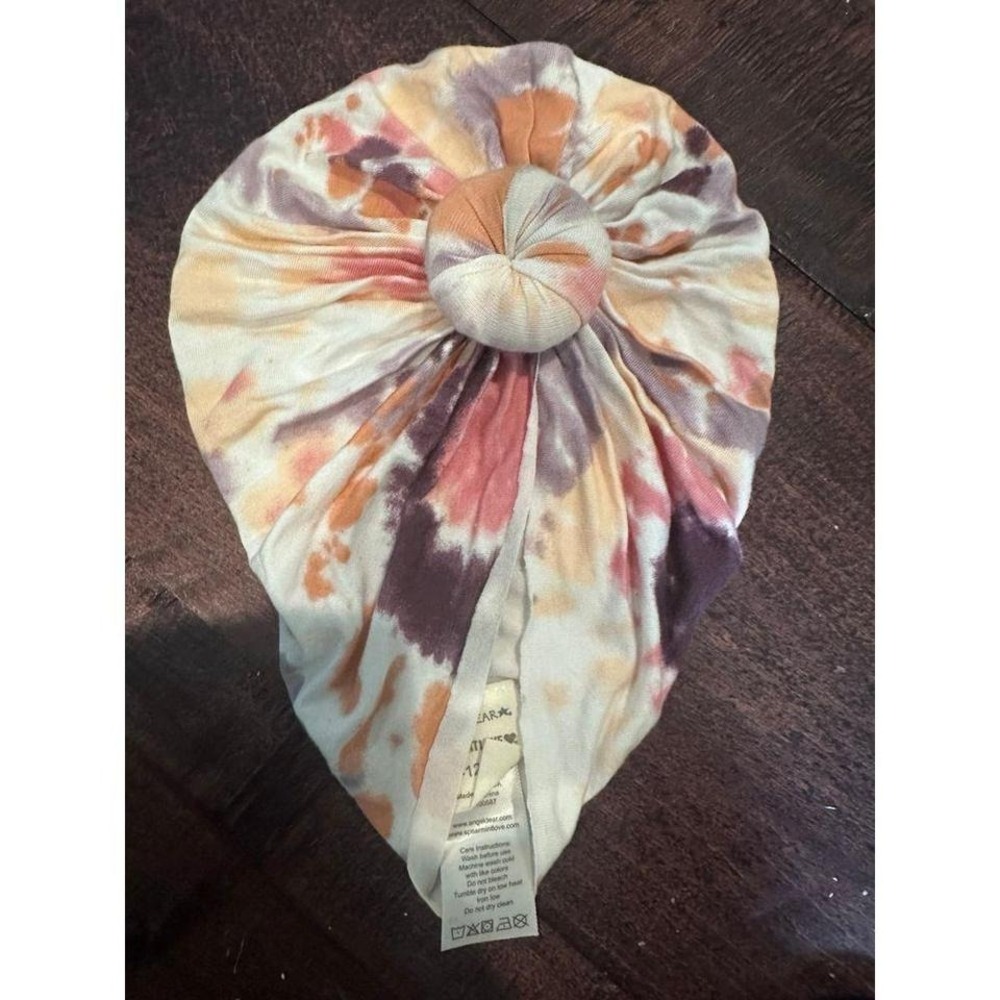 Angel dear Spearmintlove bamboo turban 6-12 tie dye